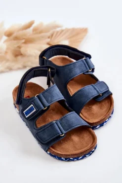 Dziecięce Sandałki Big Star JJ374117 Granatowe