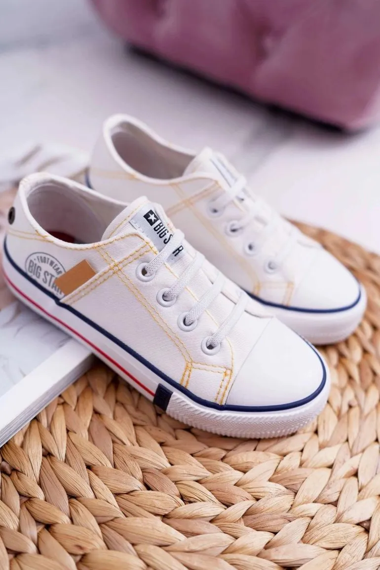 Dziecięce Trampki Big Star Białe DD374130