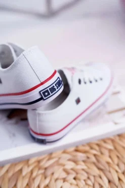 Dziecięce Trampki Big Star Klasyczne Białe W374001