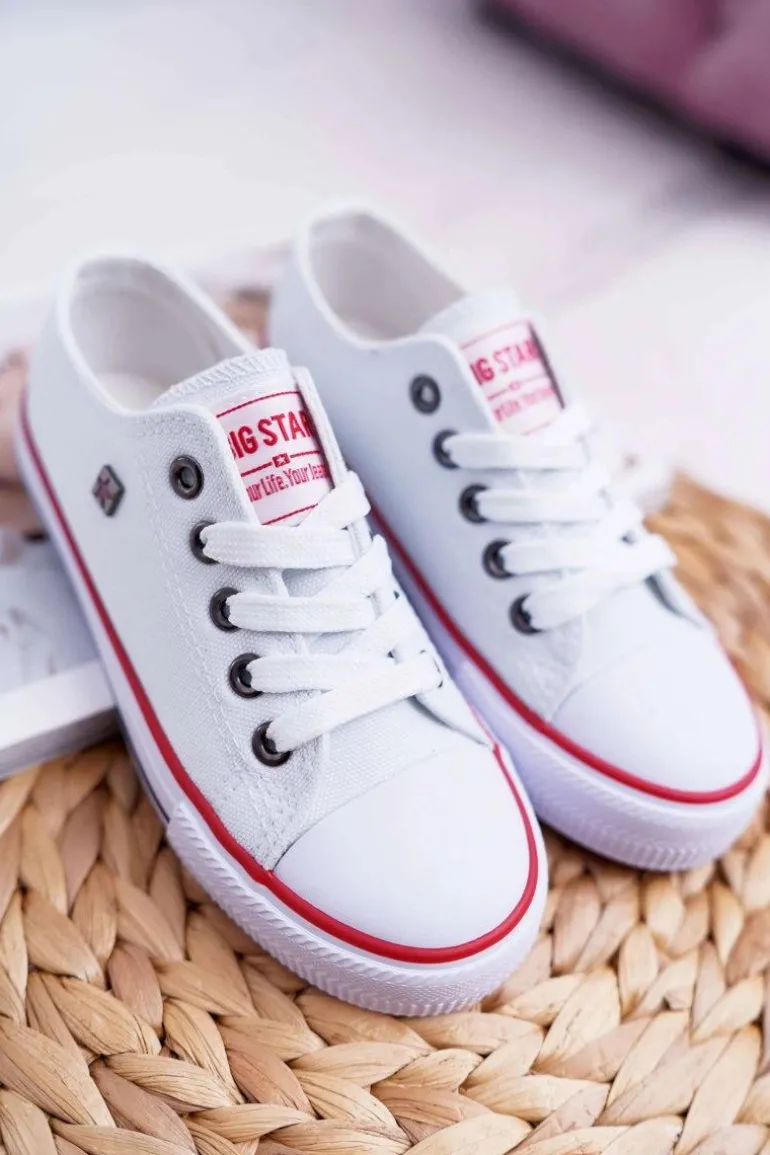 Dziecięce Trampki Big Star Klasyczne Białe W374001