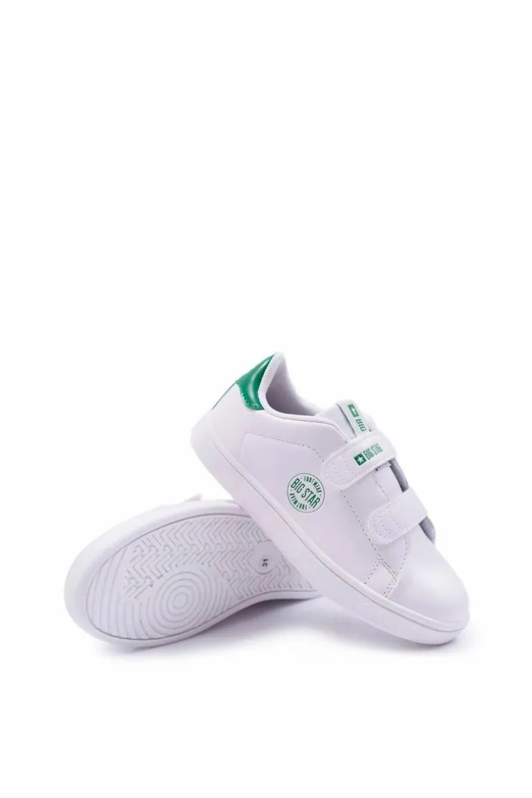 Dziecięce Trampki Na Rzepy Big Star DD374029 Białe
