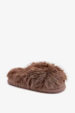 Futrzane Kapice Damskie Kapibary Brązowe Pravelle