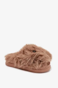 Futrzane Kapice Damskie Kapibary Khaki Pravelle