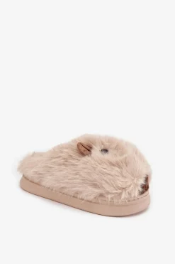 Futrzane Kapice Damskie Kapibary Jasnobeżowe Pravelle