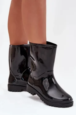 Kalosze Damskie Czarne Elvara
