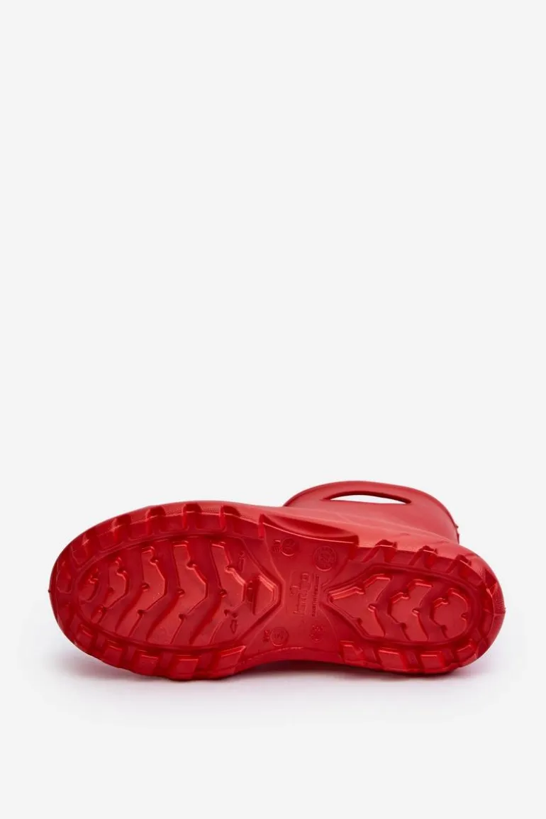 Kalosze Damskie Wodoszczelne LEMIGO GARDEN 752 Czerwone