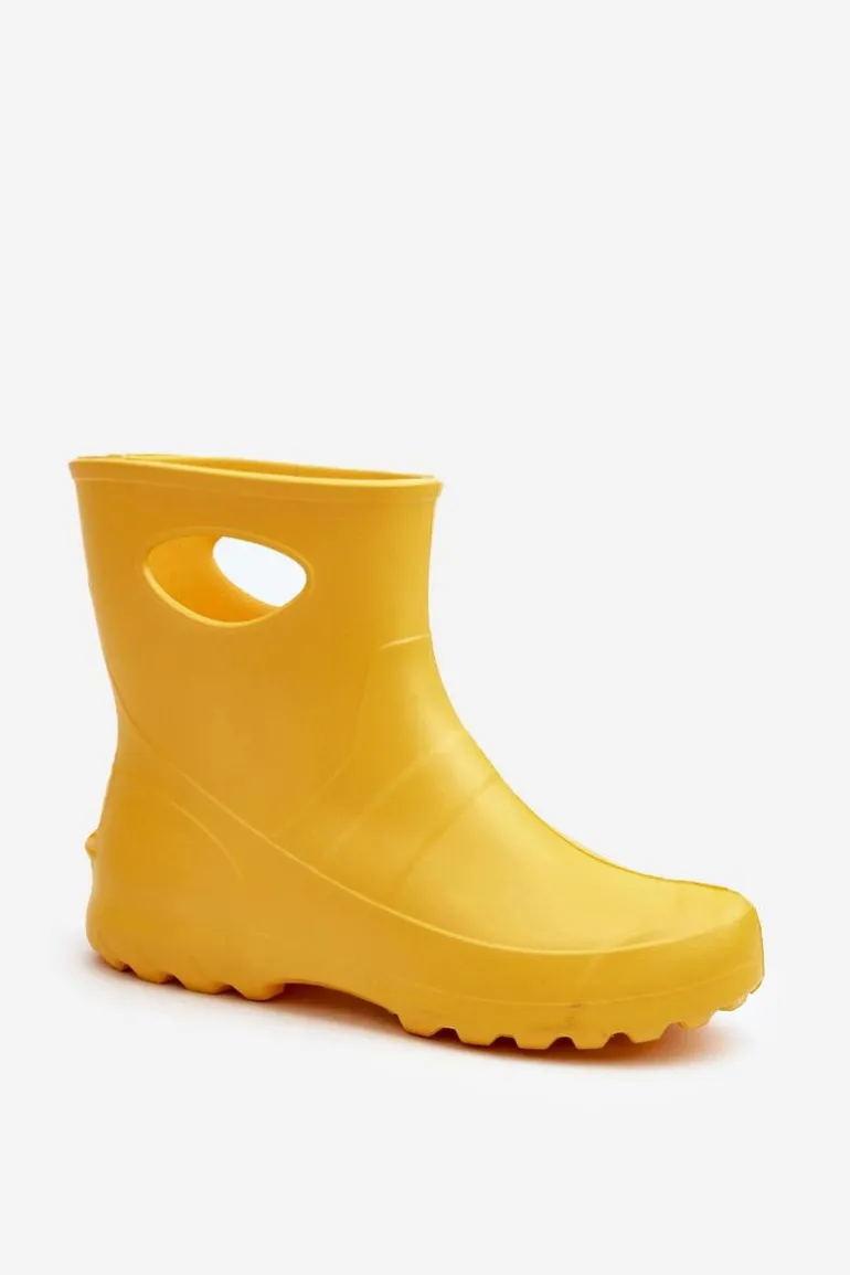 Kalosze Damskie Wodoszczelne LEMIGO GARDEN 752 Żółte