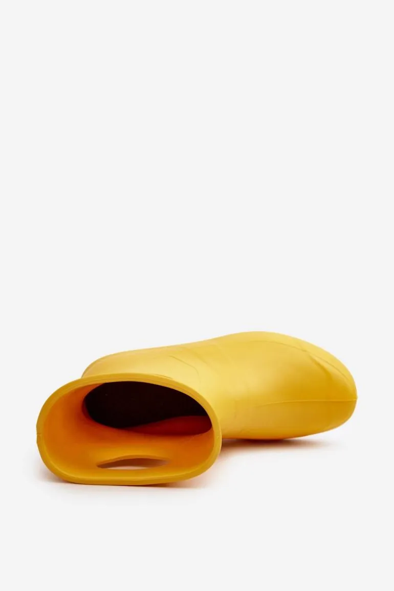 Kalosze Damskie Wodoszczelne LEMIGO GARDEN 752 Żółte