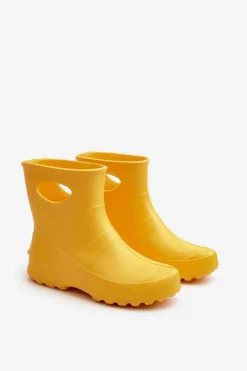 Kalosze Damskie Wodoszczelne LEMIGO GARDEN 752 Żółte