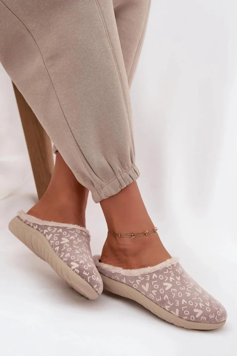 Kapcie Damskie Love Inblu ET000032 Beżowe