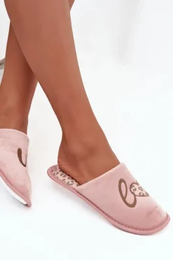 Kapcie Damskie LOVE Vinceza 19960 Różowe