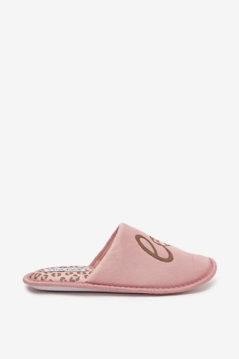 Kapcie Damskie LOVE Vinceza 19960 Różowe