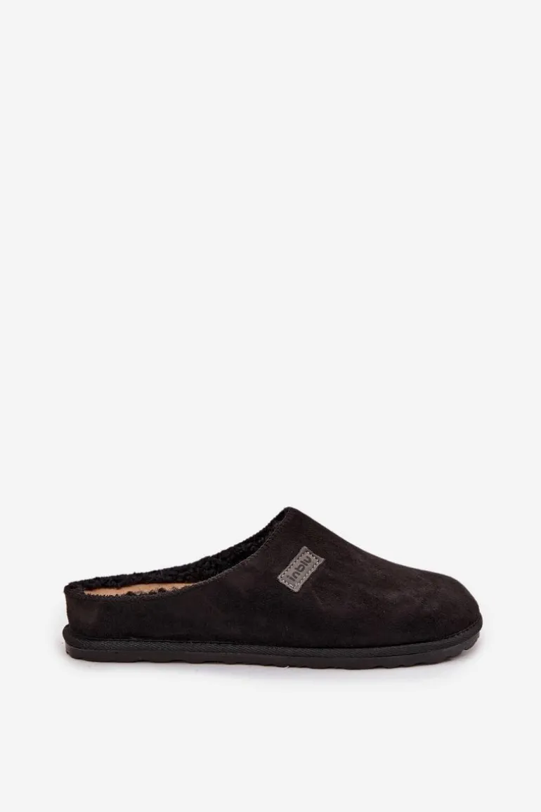 Kapcie Damskie Obuwie Domowe Inblu CS000045 Czarne