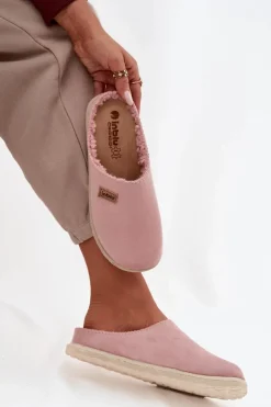 Kapcie Damskie Obuwie Domowe Inblu CS000045 Różowe
