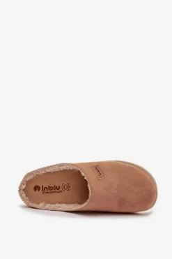 Kapcie Damskie Obuwie Domowe Inblu CS000045 Camel