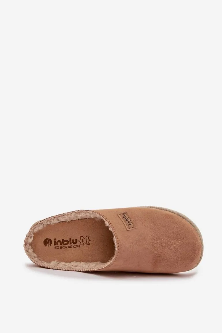 Kapcie Damskie Obuwie Domowe Inblu CS000045 Camel