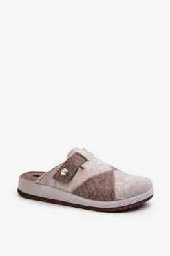 Kapcie Damskie Profilaktyczne Inblu CT000032 Beżowe