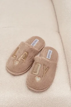 Kapcie Damskie Z Futerkiem LADY Vinceza 19958 Beżowe