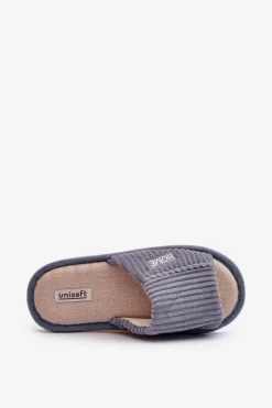 Kapcie Damskie Z Przeszyciami Niebieskie Marique