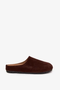 Klapki Chodaki Damskie Na Platformie Czekoladowe Sylviane