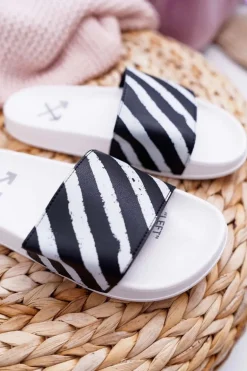 Klapki Damskie Białe Aynna