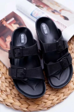 Klapki Damskie Big Star Czarne AA274A156