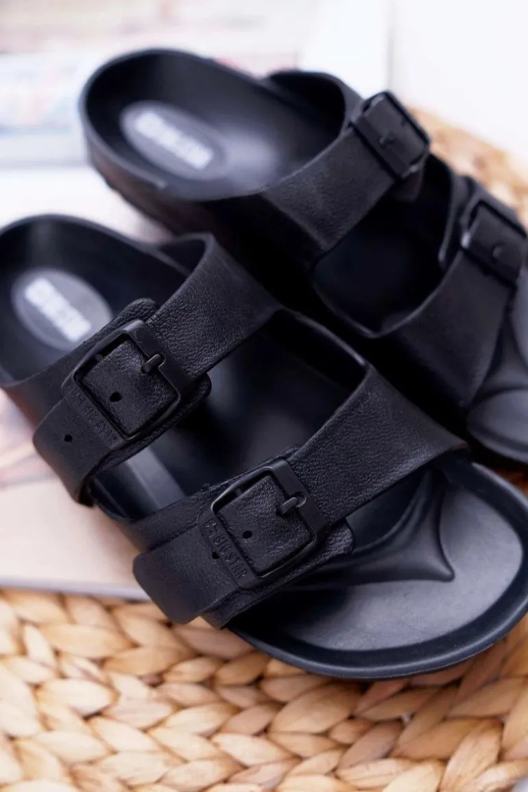 Klapki Damskie Big Star Czarne AA274A156