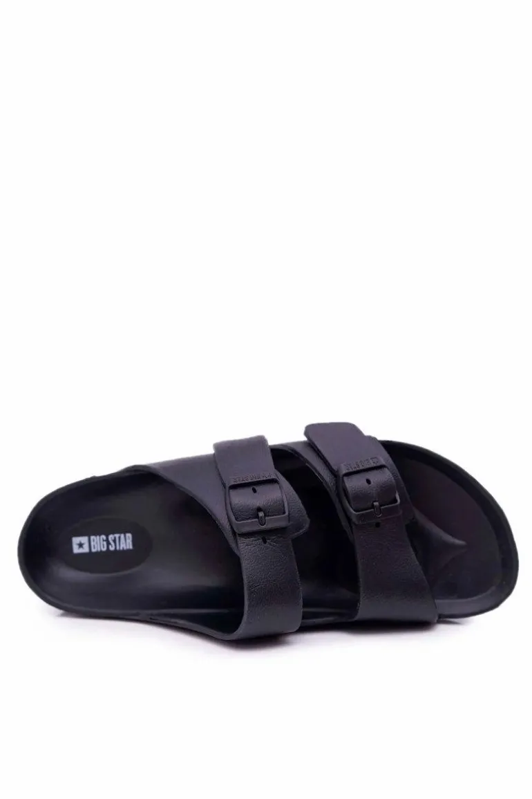 Klapki Damskie Big Star Czarne AA274A156