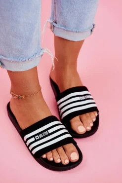 Klapki Damskie Big Star FF274A353 Czarne