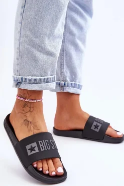 Klapki Damskie Big Star FF274A200 Czarne