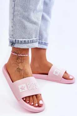 Klapki Damskie Big Star FF274A201 Różowe