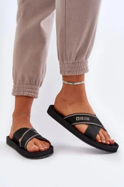 Klapki Damskie Big Star NN274A059 Czarne