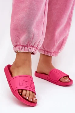 Klapki Damskie Big Star NN274A668 Fuksja