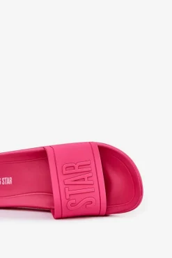 Klapki Damskie Big Star NN274A668 Fuksja