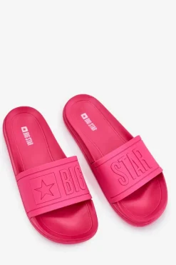 Klapki Damskie Big Star NN274A668 Fuksja