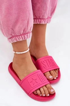 Klapki Damskie Big Star NN274A668 Fuksja