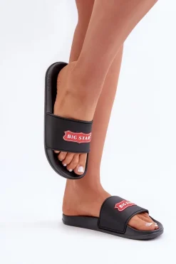 Klapki Damskie Big Star OO274038 Czarne