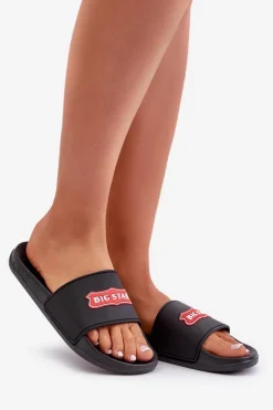 Klapki Damskie Big Star OO274038 Czarne
