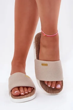 Klapki Damskie Big Star RR274A102 Beżowe