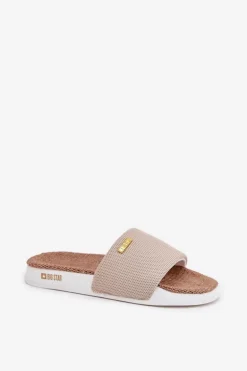 Klapki Damskie Big Star RR274A102 Beżowe