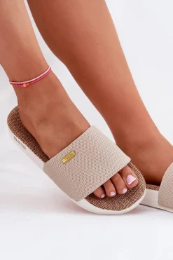 Klapki Damskie Big Star RR274A102 Beżowe