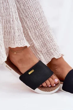 Klapki Damskie Big Star RR274A108 Czarne