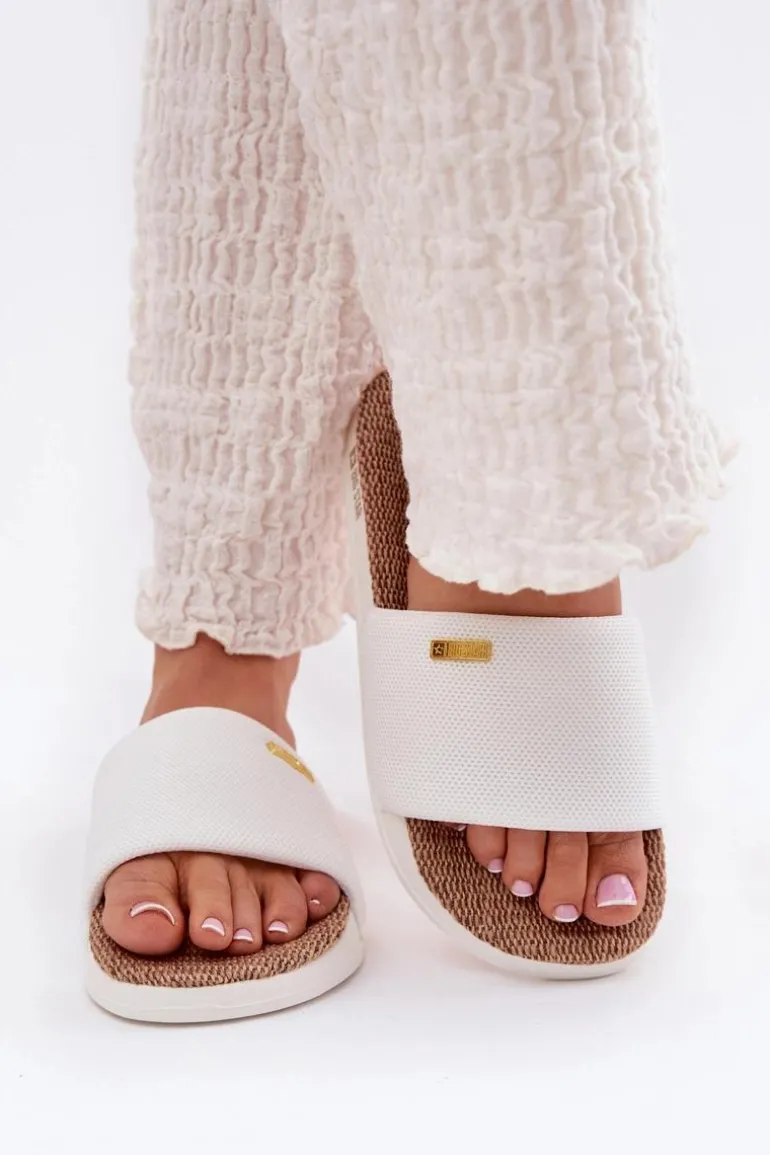 Klapki Damskie Big Star RR274A103 Białe