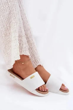 Klapki Damskie Big Star RR274A103 Białe