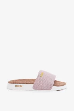 Klapki Damskie Big Star RR274A105 Jasnoróżowe