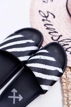 Klapki Damskie Czarne Aynna