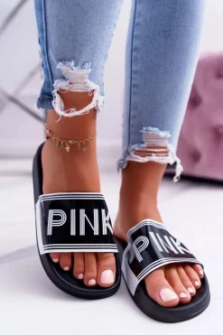 Klapki Damskie Czarne Vrita