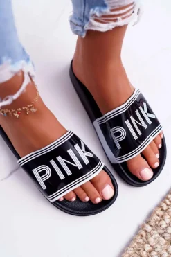 Klapki Damskie Czarne Vrita