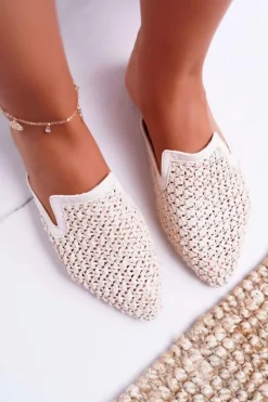 Klapki Damskie Eleganckie Beżowe Vices 3301