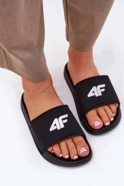 Klapki Damskie 4F 4FRMM00FSLIF010-20S Czarne